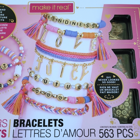 ✨️HP✨️ Juicy🍊 Couture Make It Real Love Letters DIY Bracelet Kit - NIB - Picture 14 of 16